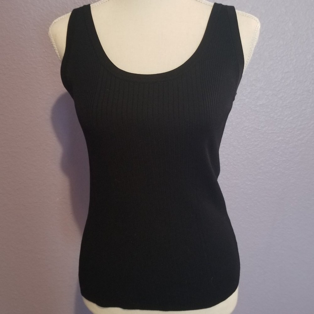 Black tank top